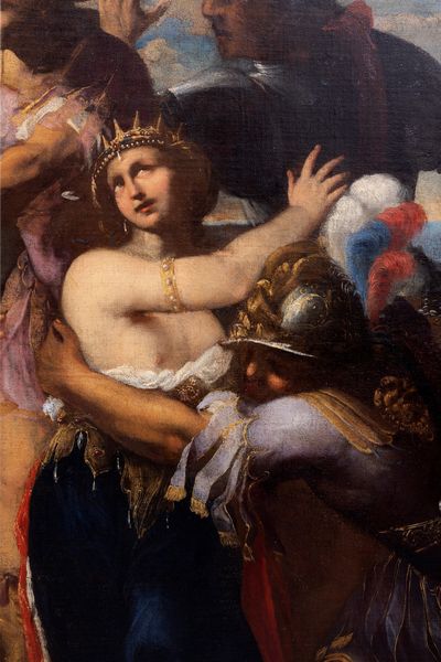 Scuola romana, secolo XVII : Ratto di Elena  - Asta Dipinti e Disegni Antichi - Associazione Nazionale - Case d'Asta italiane