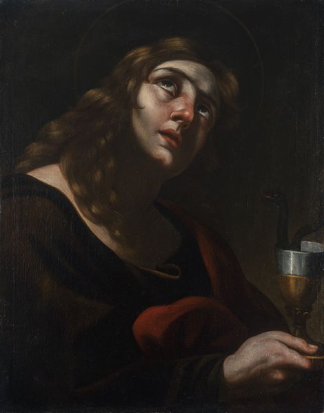 Giacinto Brandi : San Giovanni Evangelista  - Asta Dipinti e Disegni Antichi - Associazione Nazionale - Case d'Asta italiane