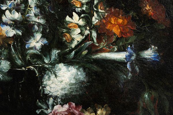 Margherita Caffi : Natura morta di fiori e frutta en plein air  - Asta Dipinti e Disegni Antichi - Associazione Nazionale - Case d'Asta italiane