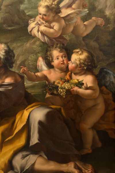 Ludovico Mazzanti : Riposo durante la fuga in Egitto  - Asta Dipinti e Disegni Antichi - Associazione Nazionale - Case d'Asta italiane