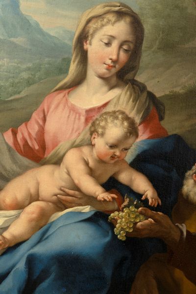 Ludovico Mazzanti : Riposo durante la fuga in Egitto  - Asta Dipinti e Disegni Antichi - Associazione Nazionale - Case d'Asta italiane