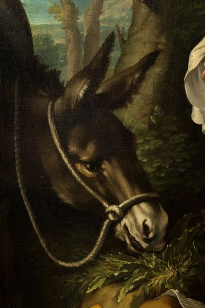 Ludovico Mazzanti : Riposo durante la fuga in Egitto  - Asta Dipinti e Disegni Antichi - Associazione Nazionale - Case d'Asta italiane