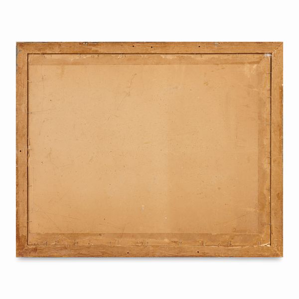 Scuola francese, fine secolo XVIII - inizio secolo XIX : Veduta del Ponte Lucano e della Tomba di Plauto con Tivoli in lontananza  - Asta Dipinti e Disegni Antichi - Associazione Nazionale - Case d'Asta italiane