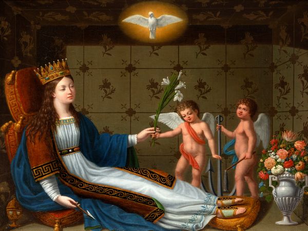 Scuola italiana, secolo XVIII : Santa Filomena  - Asta Dipinti e Disegni Antichi - Associazione Nazionale - Case d'Asta italiane