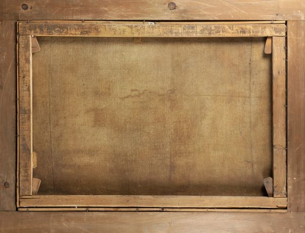 Scuola italiana, secolo XVII : Capriccio architettonico con viandanti  - Asta Dipinti e Disegni Antichi - Associazione Nazionale - Case d'Asta italiane