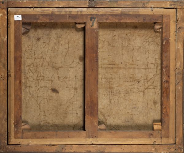 Scuola francese, secolo XVIII : Paesaggio con scena pastorale  - Asta Dipinti e Disegni Antichi - Associazione Nazionale - Case d'Asta italiane