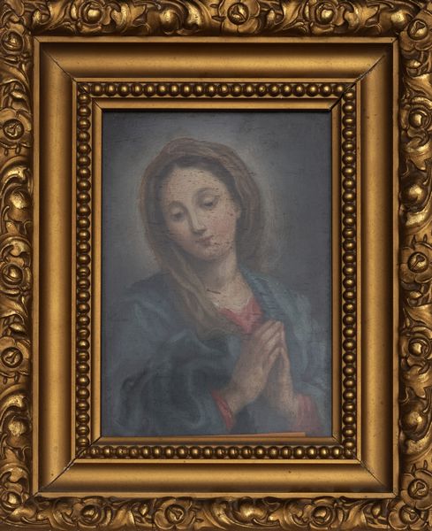 Scuola romana, secolo XVII : Madonna orante  - Asta Dipinti e Disegni Antichi - Associazione Nazionale - Case d'Asta italiane