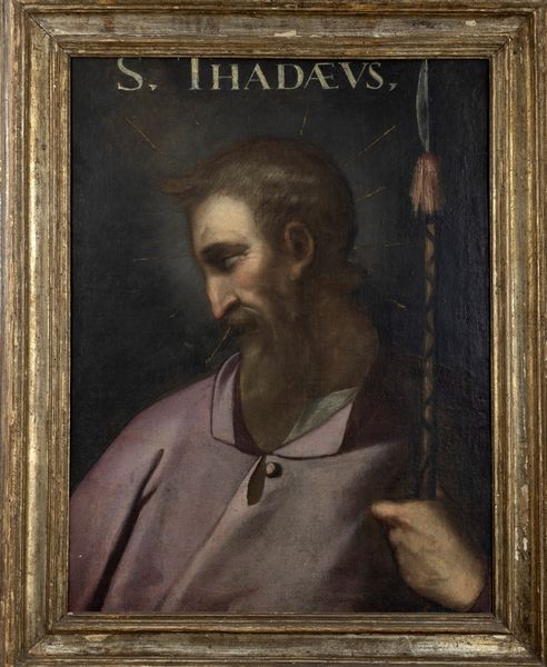 Scuola toscana, secolo XVII : San Giuda Taddeo  - Asta Dipinti e Disegni Antichi - Associazione Nazionale - Case d'Asta italiane