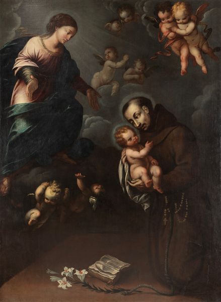 Orsola Maddalena Caccia : Visione di Sant'Antonio da Padova  - Asta Dipinti e Disegni Antichi - Associazione Nazionale - Case d'Asta italiane