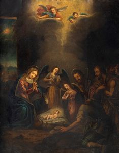 Scuola fiamminga, secolo XVII - Nativit
