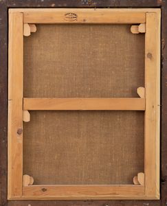 Scuola romana, secolo XVII : Ritratto di gentildonna a mezzo busto, con collana di perle  - Asta Dipinti e Disegni Antichi - Associazione Nazionale - Case d'Asta italiane