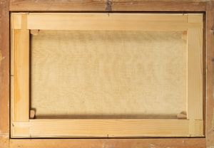 Scuola emiliana, secolo XVII : Paesaggio fluviale con Noli me tangere  - Asta Dipinti e Disegni Antichi - Associazione Nazionale - Case d'Asta italiane