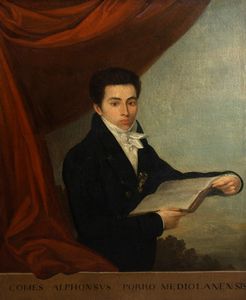 Scuola dell'Italia settentrionale, inizi secolo XIX - Ritratto del conte Alfonso Porro