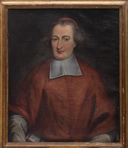 Scuola dell'Italia centrale, secolo XVIII : Ritratto di cardinale a mezzo busto  - Asta Dipinti e Disegni Antichi - Associazione Nazionale - Case d'Asta italiane