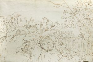 Scuola fiamminga, secolo XVII - Allegoria della Fortuna