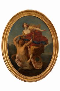 Da Guido Reni, fine secolo XVIII-inizi secolo XIX : Nesso e Deianira  - Asta Dipinti e Disegni Antichi - Associazione Nazionale - Case d'Asta italiane