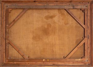 Scuola di Adam Elsheimer (Francoforte sul Meno 1578 - Roma 1610) : Agar e l'Angelo  - Asta Dipinti e Disegni Antichi - Associazione Nazionale - Case d'Asta italiane