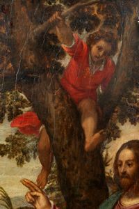 Domenico Cresti, detto il Passignano : Entrata di Cristo a Gerusalemme  - Asta Dipinti e Disegni Antichi - Associazione Nazionale - Case d'Asta italiane