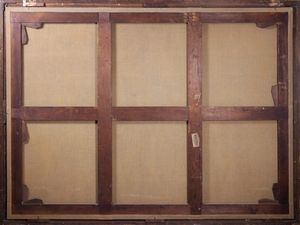 Scuola romana, secolo XVII : Ratto di Elena  - Asta Dipinti e Disegni Antichi - Associazione Nazionale - Case d'Asta italiane