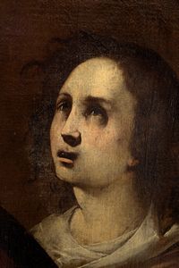 Bernardino Fusario (attivo in Lombardia nella prima metà del secolo XVII) : Strage degli Innocenti  - Asta Dipinti e Disegni Antichi - Associazione Nazionale - Case d'Asta italiane
