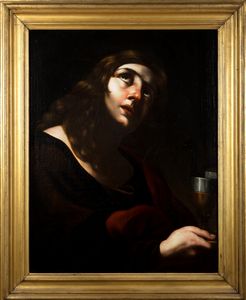 Giacinto Brandi : San Giovanni Evangelista  - Asta Dipinti e Disegni Antichi - Associazione Nazionale - Case d'Asta italiane