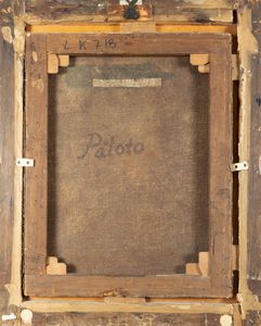 Vittore Ghislandi, detto Fra Galgario : Ritratto di giovane a mezzo busto, con marsina azzurra  - Asta Dipinti e Disegni Antichi - Associazione Nazionale - Case d'Asta italiane