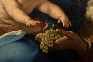 Ludovico Mazzanti : Riposo durante la fuga in Egitto  - Asta Dipinti e Disegni Antichi - Associazione Nazionale - Case d'Asta italiane