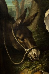 Ludovico Mazzanti : Riposo durante la fuga in Egitto  - Asta Dipinti e Disegni Antichi - Associazione Nazionale - Case d'Asta italiane