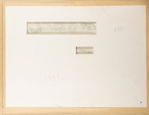 Charles-Louis Clérisseau : Veduta del Tempietto del Clitunno presso Spoleto  - Asta Dipinti e Disegni Antichi - Associazione Nazionale - Case d'Asta italiane