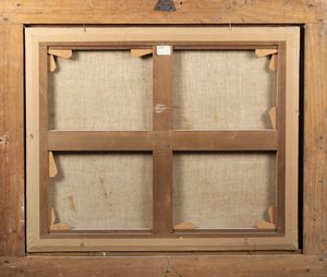 Scuola fiamminga, secolo XVIII : Volatili in un giardino  - Asta Dipinti e Disegni Antichi - Associazione Nazionale - Case d'Asta italiane