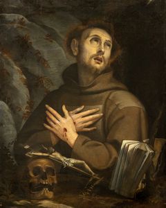 Scuola romana, secolo XVII - San Francesco