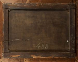 Pittore fiammingo attivo in Italia, secolo XVII : Pastori con armenti in sosta  - Asta Dipinti e Disegni Antichi - Associazione Nazionale - Case d'Asta italiane