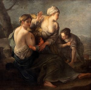 Attribuito a Marco Liberi (Venezia, 1644 circa – post 1691) - Scena allegorica