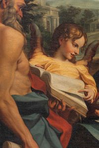 Da Correggio, secoli XVII - XVIII : La Madonna di San Girolamo (Il Giorno)  - Asta Dipinti e Disegni Antichi - Associazione Nazionale - Case d'Asta italiane