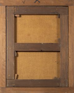 Scuola romana, seconda metà del secolo XVII : Riposo durante la Fuga in Egitto  - Asta Dipinti e Disegni Antichi - Associazione Nazionale - Case d'Asta italiane