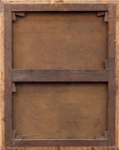 Scuola dell'Italia centrale, secolo XVII : Angelo annunciante  - Asta Dipinti e Disegni Antichi - Associazione Nazionale - Case d'Asta italiane