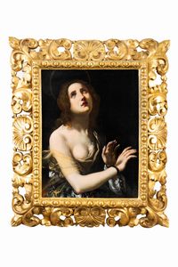 Scuola fiorentina, secolo XVII : Santa condotta al martirio  - Asta Dipinti e Disegni Antichi - Associazione Nazionale - Case d'Asta italiane