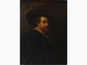 Da Pieter Paul Rubens : Autoritratto  - Asta Arredi e Dipinti da una dimora della Val d'Elsa - Lotti 1-303 - Associazione Nazionale - Case d'Asta italiane