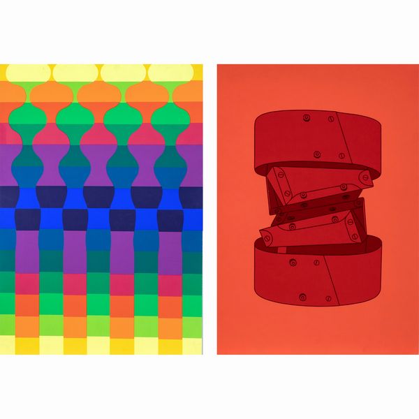 Julio Le Parc - Emilio Tadini  - Asta Arte Moderna e Contemporanea - Associazione Nazionale - Case d'Asta italiane