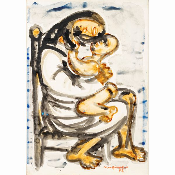 Giuseppe Migneco  - Asta Arte Moderna e Contemporanea - Associazione Nazionale - Case d'Asta italiane