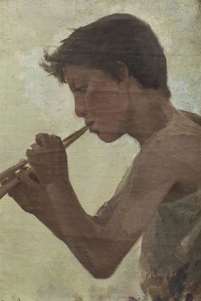 GIUSEPPE MONTICELLI  - Asta Dipinti - Associazione Nazionale - Case d'Asta italiane