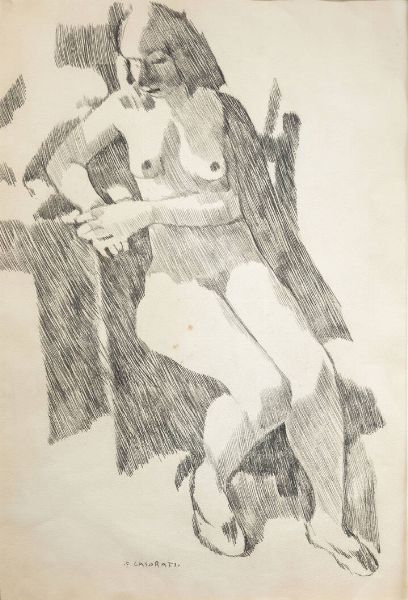 FELICE CASORATI  - Asta Dipinti - Associazione Nazionale - Case d'Asta italiane