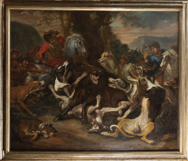 HONDIUS ABRAHAM (cerchia di)  - Asta Dipinti - Associazione Nazionale - Case d'Asta italiane