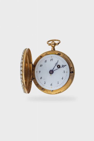 LOTTO DI TRE MONACHINE IN SMALTO  - Asta Orologi  - Associazione Nazionale - Case d'Asta italiane