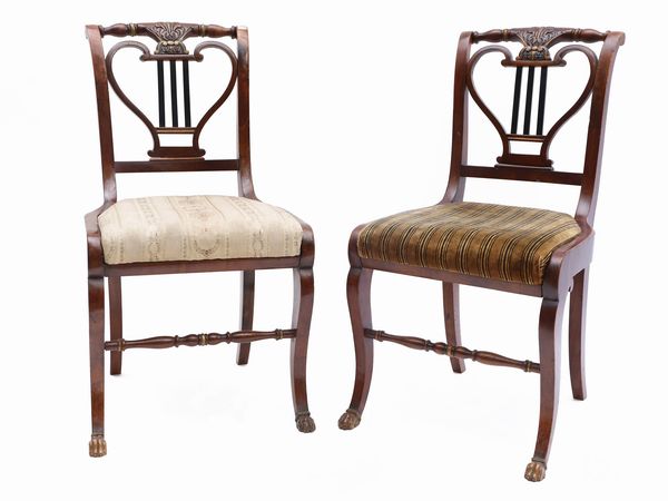 Serie di sei sedie in ciliegio  - Asta La casa classica. Stile intramontabile - Associazione Nazionale - Case d'Asta italiane