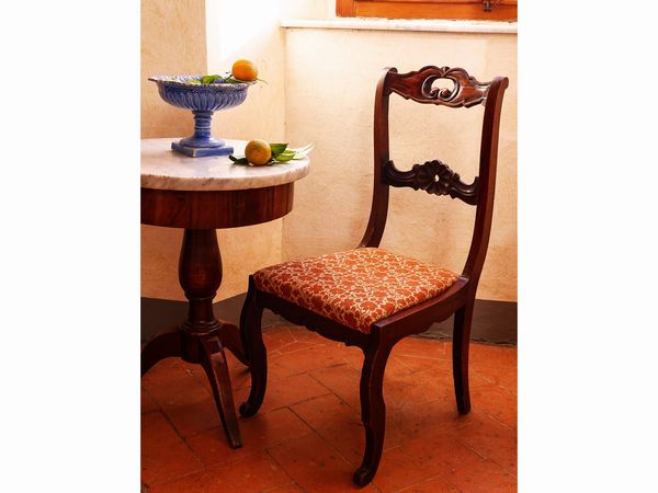 Serie di sei sedie in mogano  - Asta La casa classica. Stile intramontabile - Associazione Nazionale - Case d'Asta italiane