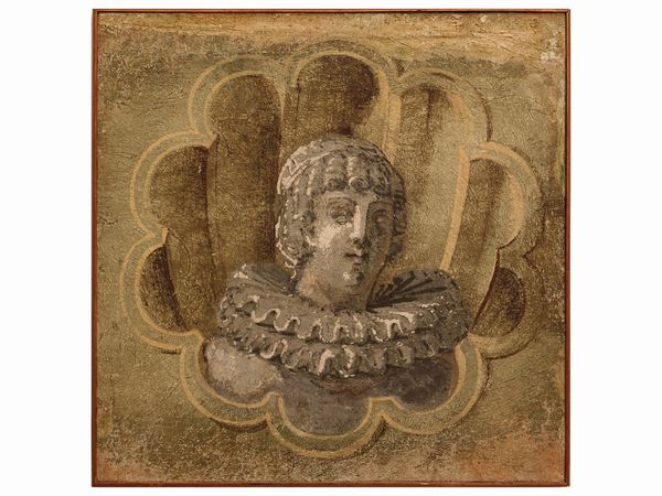 Scuola dell'Italia Settentrionale : Serie di quattro pannelli a grisaille  - Asta La casa classica. Stile intramontabile - Associazione Nazionale - Case d'Asta italiane