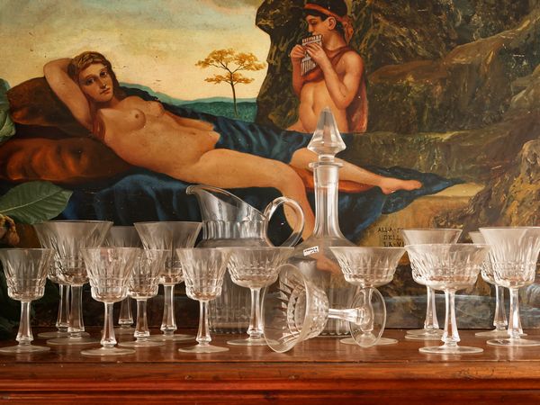 Assortimento di accessori in cristallo d'epoca  - Asta La casa classica. Stile intramontabile - Associazione Nazionale - Case d'Asta italiane