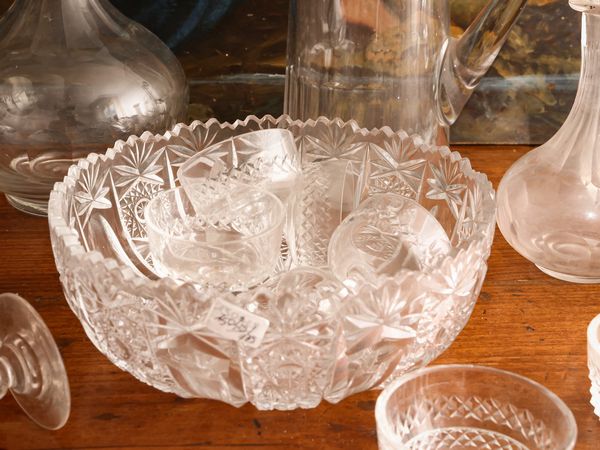 Assortimento di accessori in cristallo d'epoca  - Asta La casa classica. Stile intramontabile - Associazione Nazionale - Case d'Asta italiane
