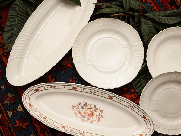 Assortimento di vassoi da portata in porcellana, Richard Ginori  - Asta La casa classica. Stile intramontabile - Associazione Nazionale - Case d'Asta italiane